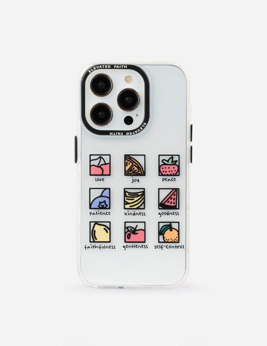 Clear Fruit of the Spirit Phone Case by Elevated Faith