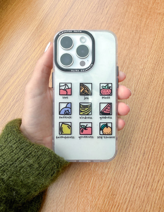 Clear Fruit of the Spirit Phone Case by Elevated Faith