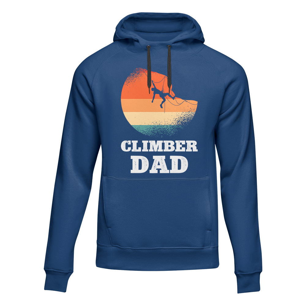 Climber Dad Unisex Hoodie by Outdoorzees