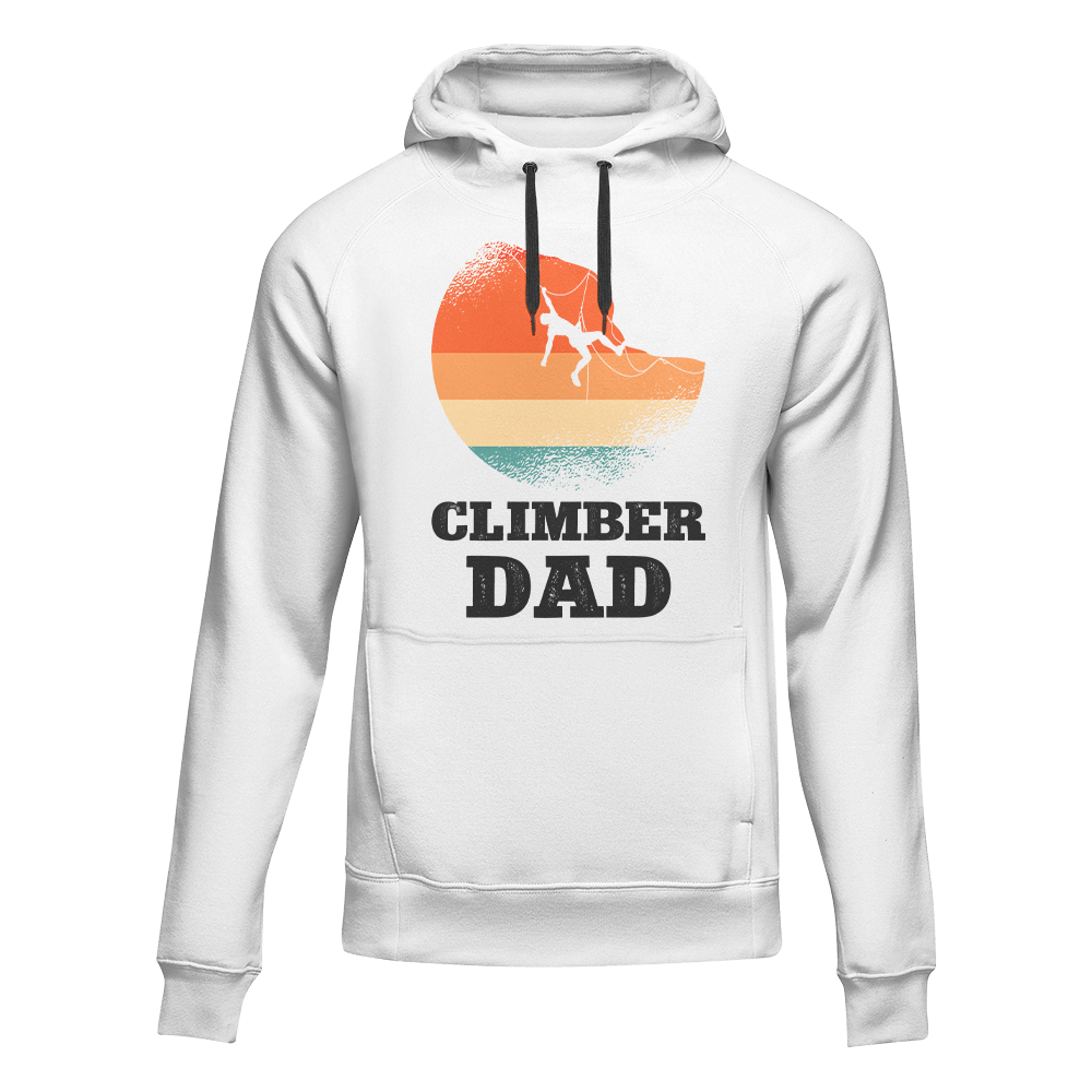 Climber Dad Unisex Hoodie by Outdoorzees