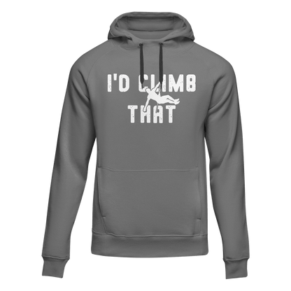 Climbing I'd Climb That Unisex Hoodie by Outdoorzees
