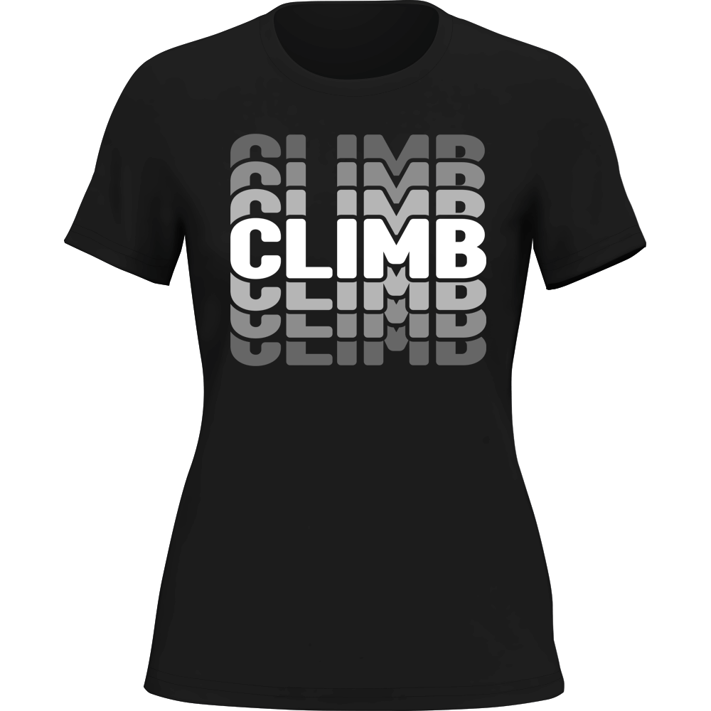 Climmmmmb T-Shirt for Women by Outdoorzees