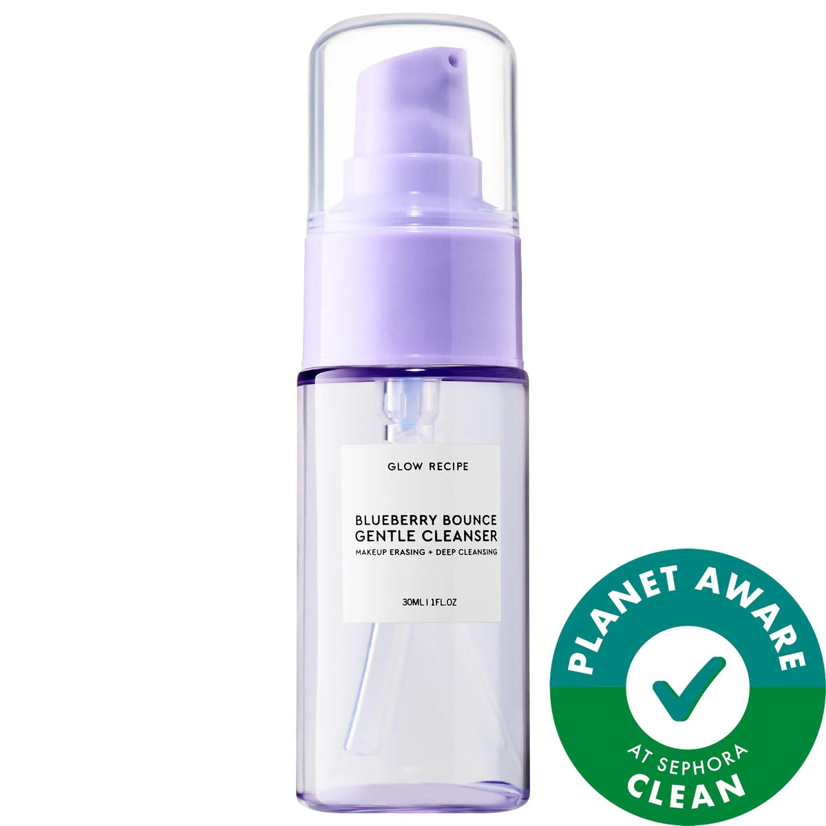 Blueberry Bounce gentle facial cleanser and makeup remover