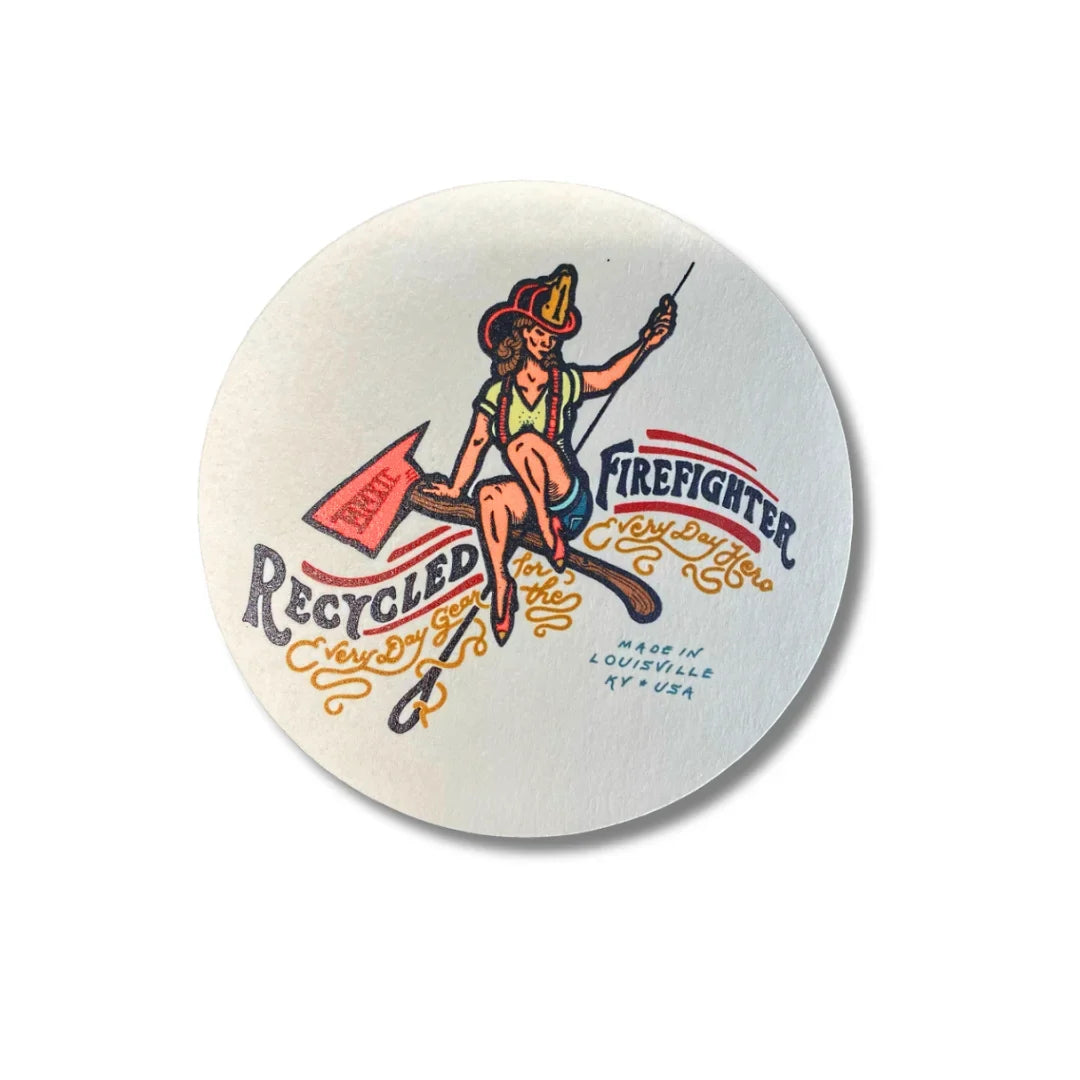 Coaster by Recycled Firefighter