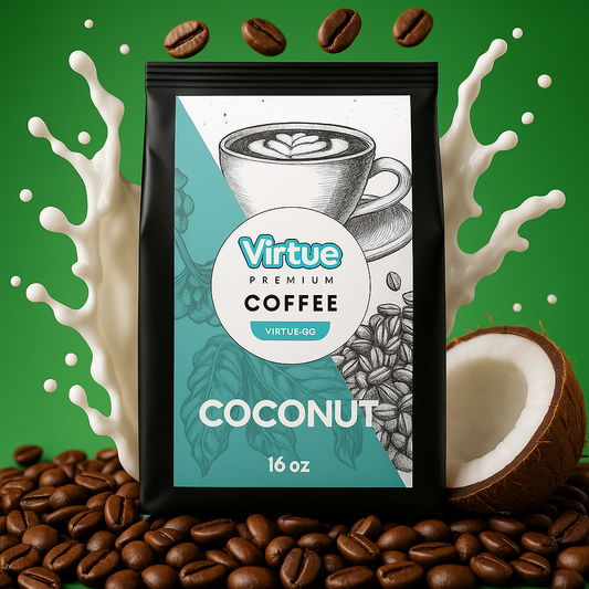 Coconut Creme flavored coffee, 16 oz bag