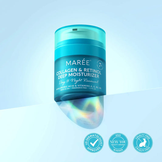 Retinol and collagen anti-aging face cream
