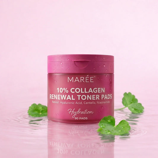 Collagen and retinol toner pads
