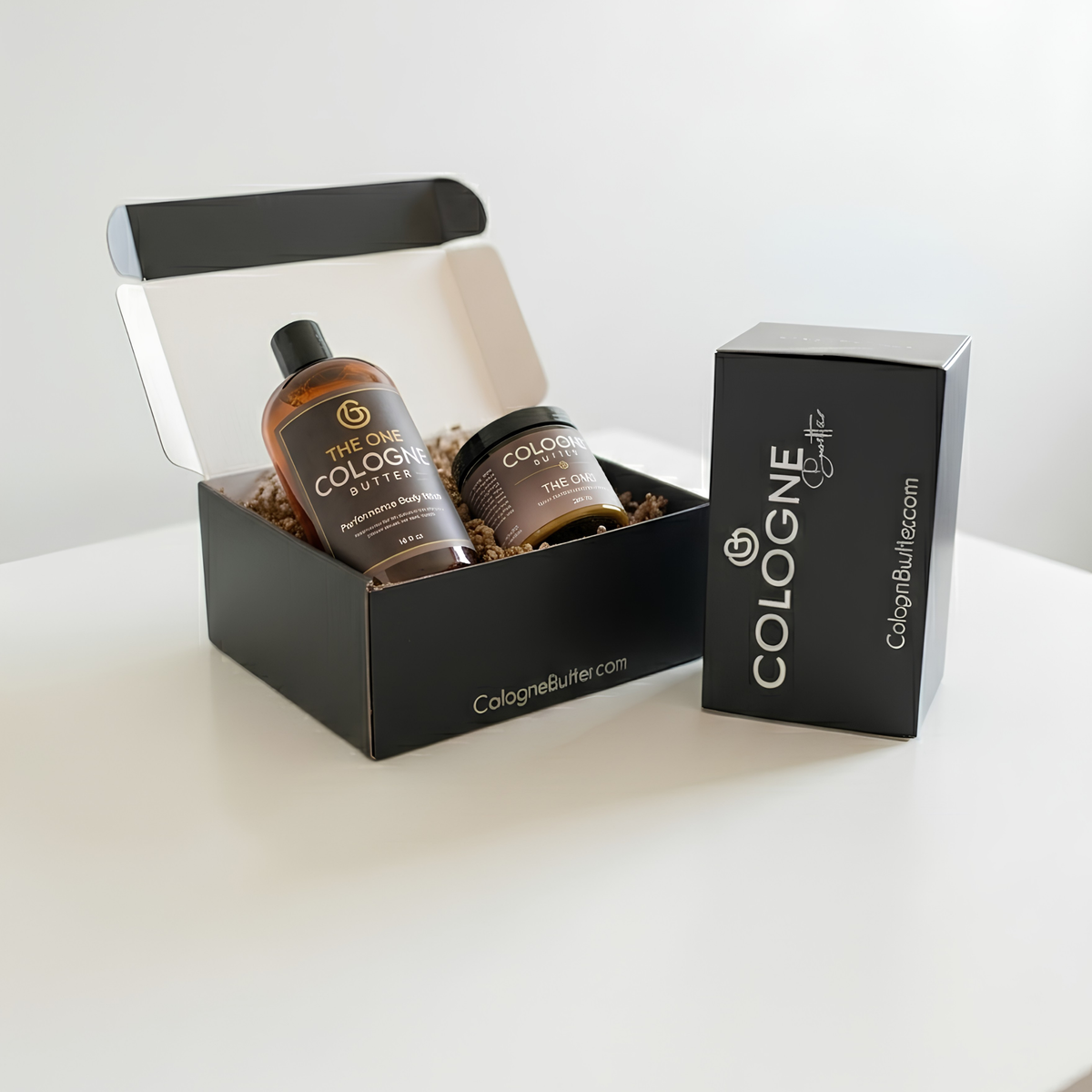 GIFT BOX - COLOGNE Signature Scent Duo with Matching Body Wash for Long-Lasting Fragrance | Cologne Butter by CB