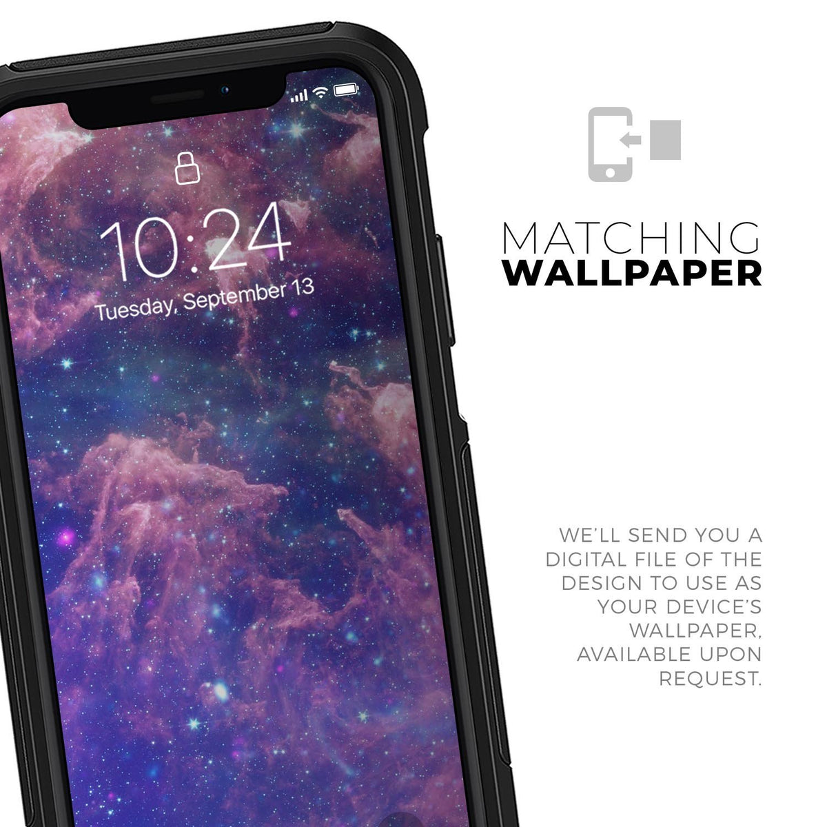 Colorful Nebula - Skin Kit for the iPhone OtterBox Cases by Blue Leto