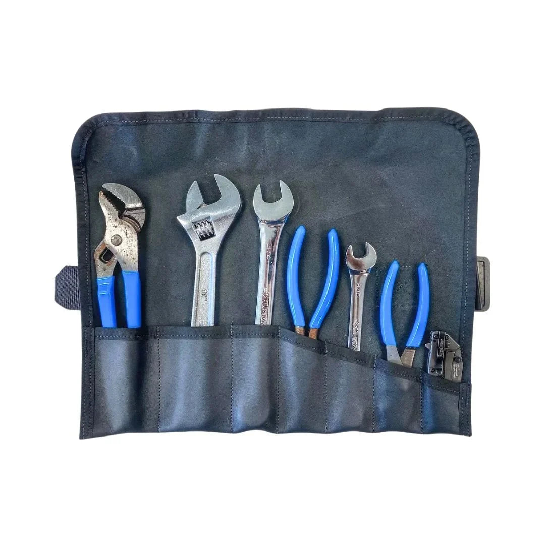 Combat Leather Tool Roll by Recycled Firefighter