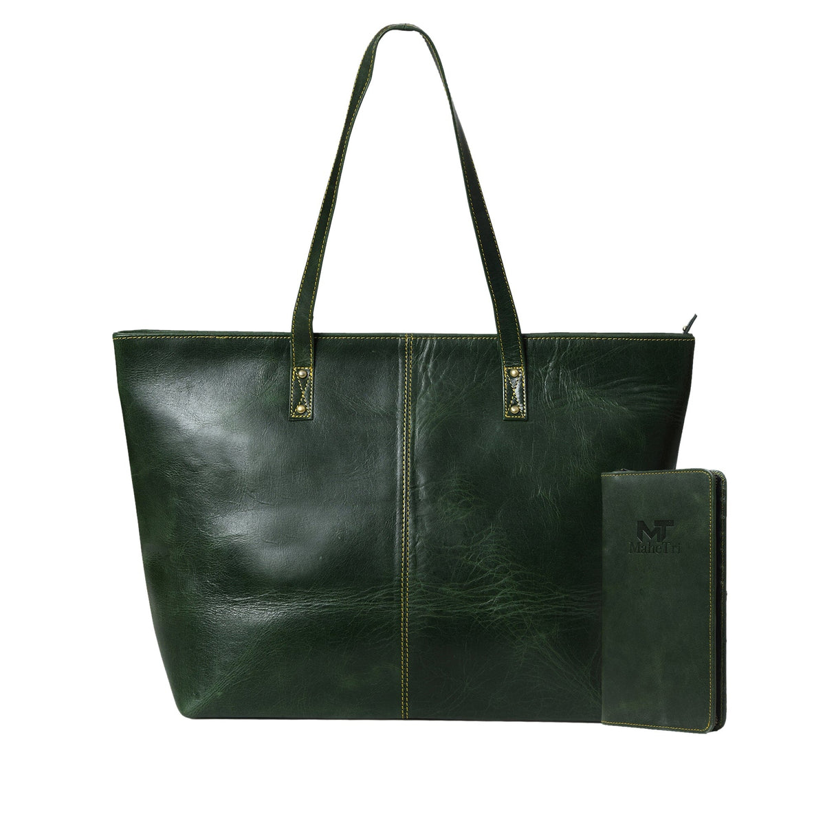 Kim & Blair Combo - Green by Classy Leather Bags