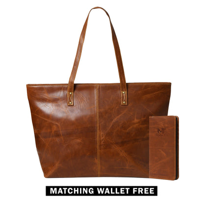 Kim & Blair Combo - Cocoa Brown by Classy Leather Bags