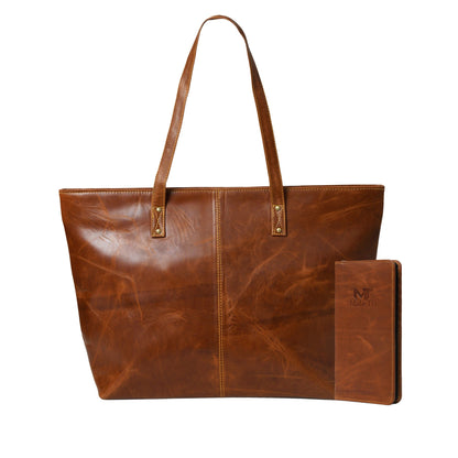 Kim & Blair Combo - Cocoa Brown by Classy Leather Bags