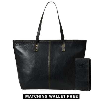 Kim & Blair Combo - Black by Classy Leather Bags