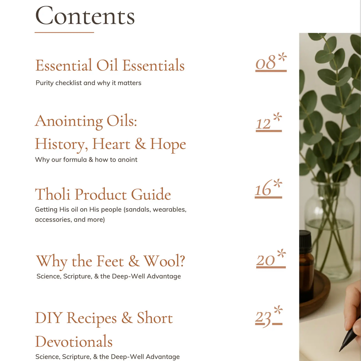 Tholi Oil Anointed for Every Step (Digital eBook) by Tholi Oil