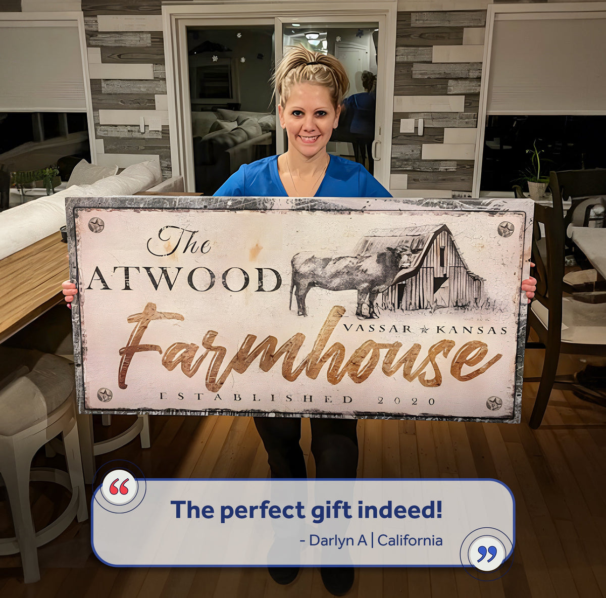 Rustic Farmhouse Sign V by Tailored Canvases