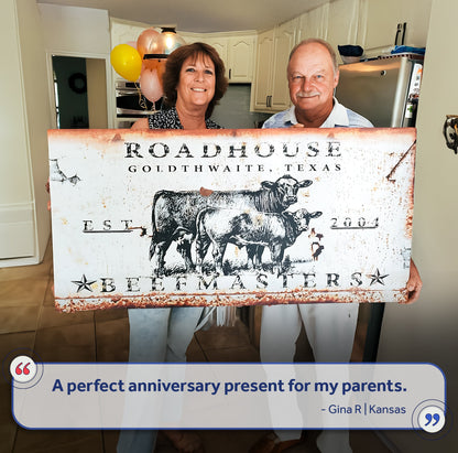 Cattle Ranch Sign II by Tailored Canvases