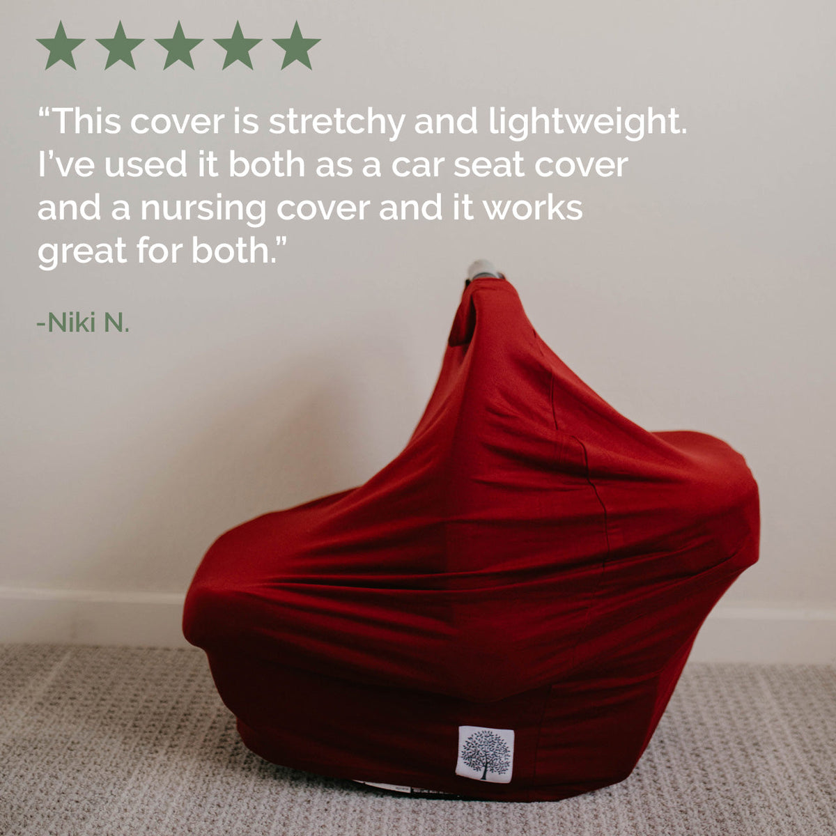 Multi-use Cover, Cherry by Parker Baby Co.