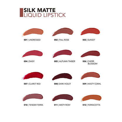 Flormar Silk Matte Liquid Lipstick - Long-Lasting Matte Finish, Nourishing Formula by Beauty Care Bag