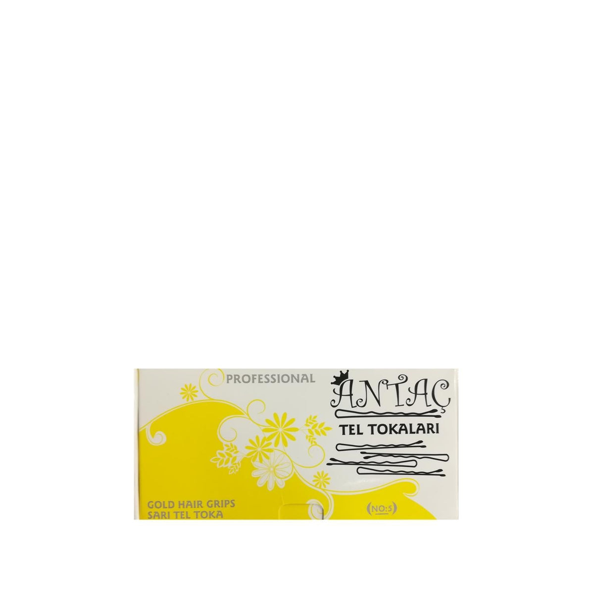 Antaç Yellow Wire Hair Clip No:5 - Stylish Hair Accessories for Effortless Styling by Beauty Care Bag