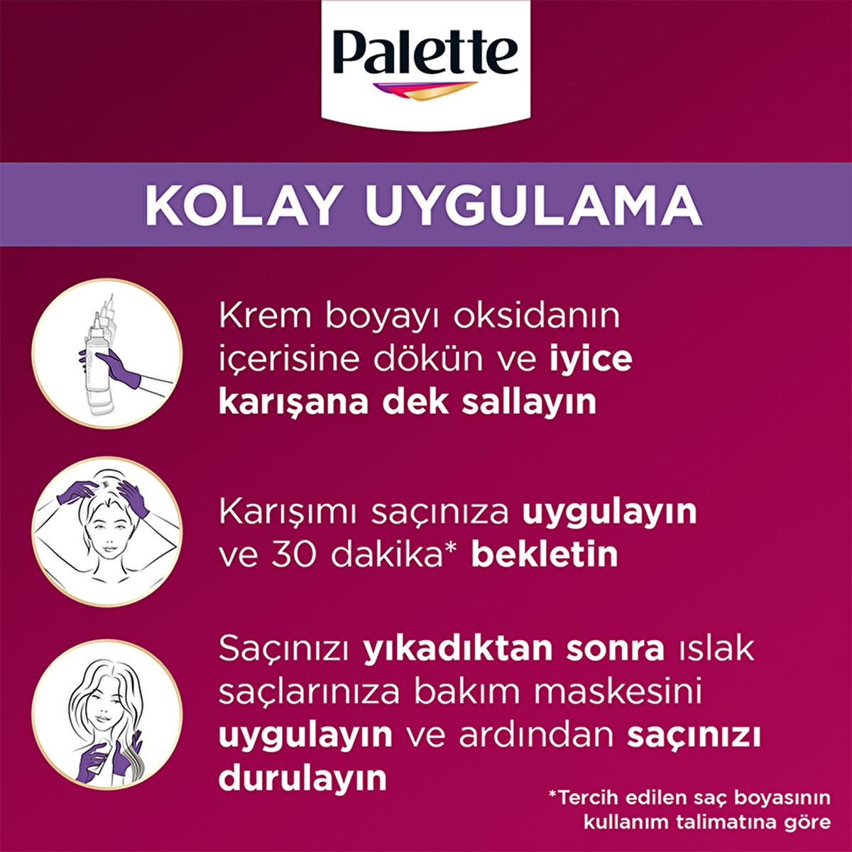 Palette Deluxe KŸllŸ A�õk Kumral Hair Dye: Intense Light Ash Blonde Color, Perfect Grey Coverage & Long Lasting Shine by Beauty Care Bag