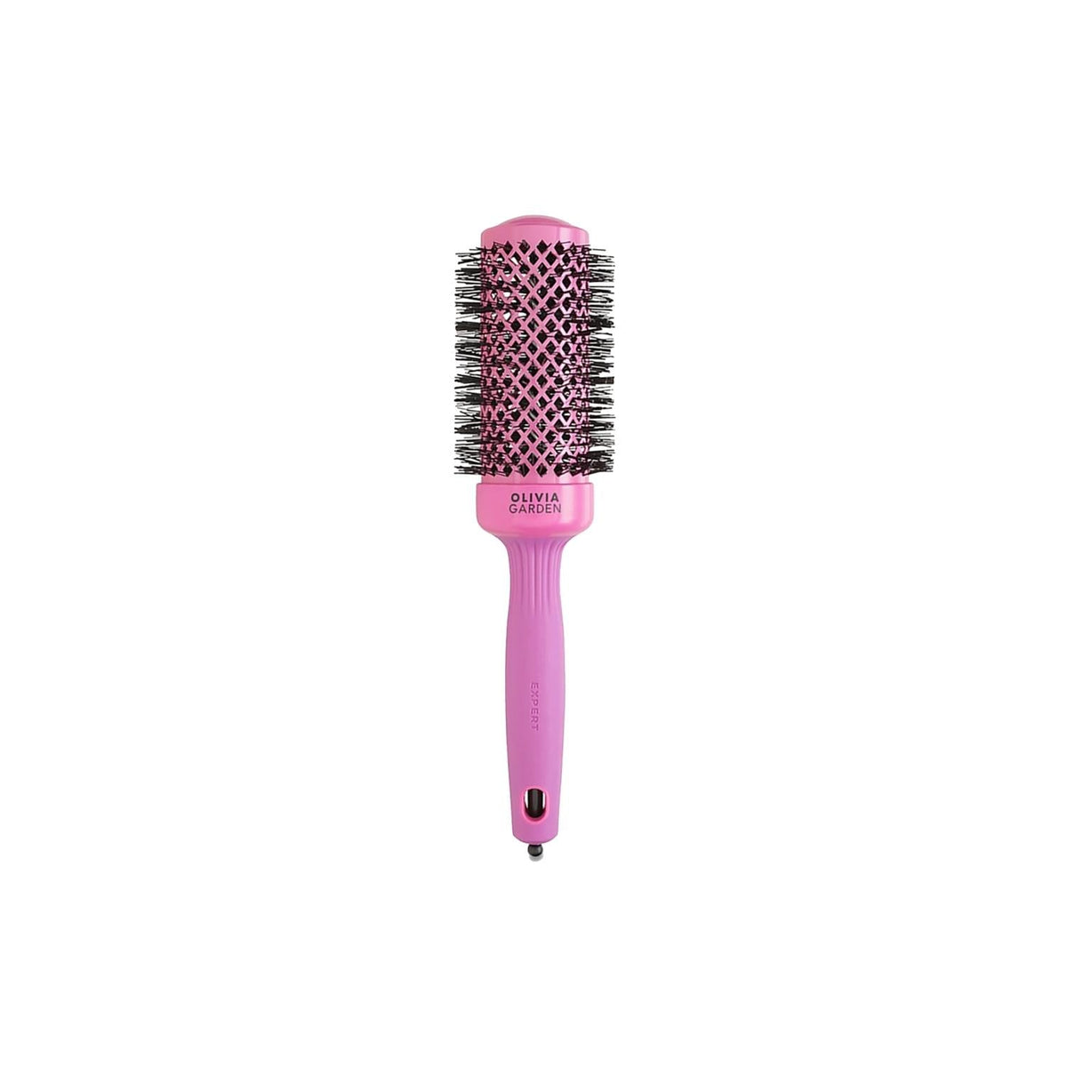 Olivia Garden Expert Blowout Shine Hair Brush - Pink 45mm Bristle Length for Smooth Blowout Styling by Beauty Care Bag