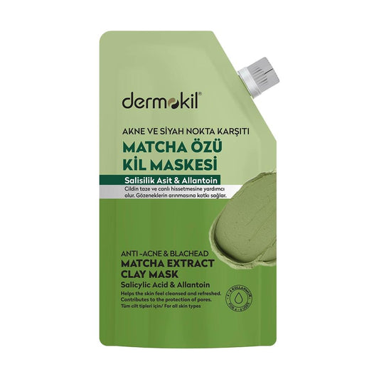 Dermokil Matcha Clay Face Mask for Deep Cleansing 50 ml by Beauty Care Bag