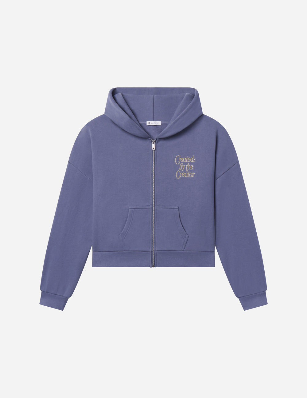 Created by the Creator Plum Full-Zip Hoodie by Elevated Faith
