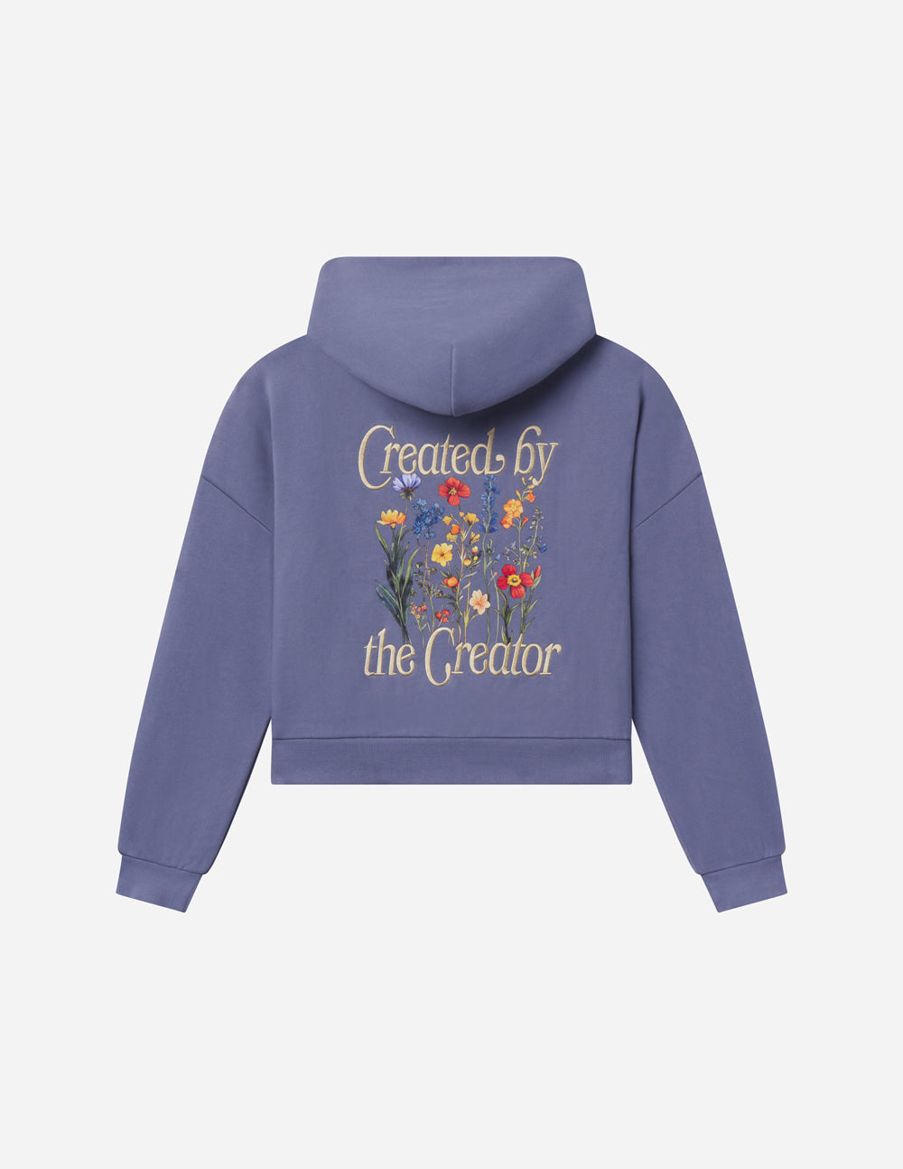 Created by the Creator Plum Full-Zip Hoodie by Elevated Faith