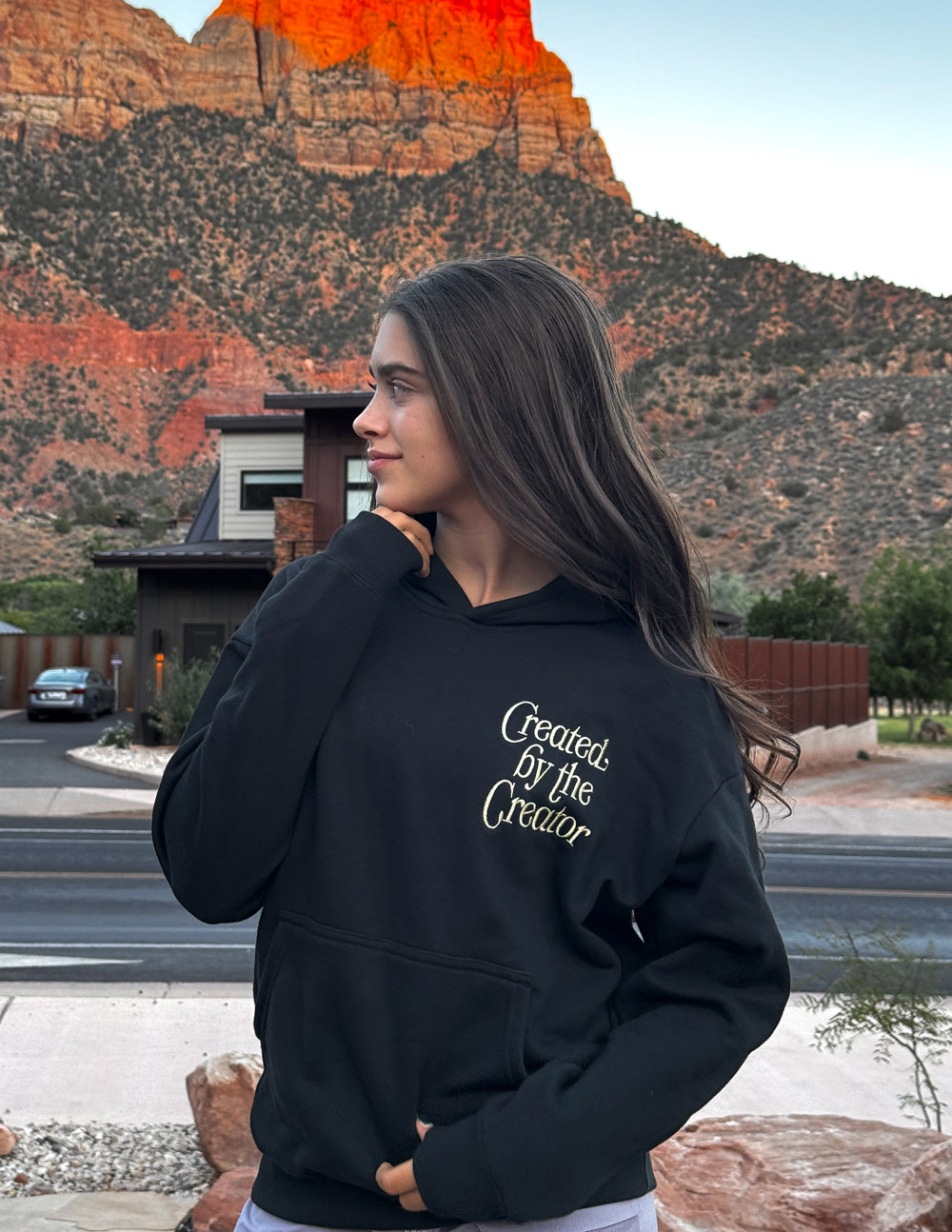 Created by the Creator Unisex Hoodie by Elevated Faith