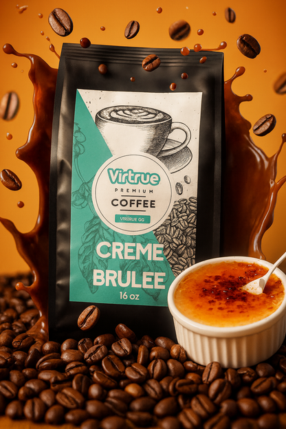 Creme Brulee flavored coffee, 16 oz bag