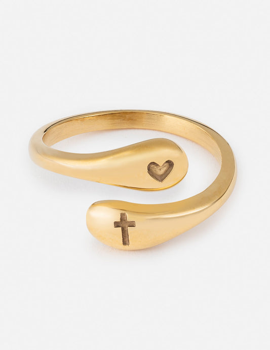 Cross Equals Love Ring by Elevated Faith