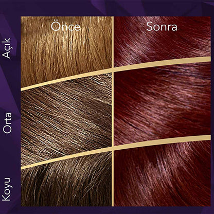 Wella Koleston Supreme 4/6 Kõzõl Viyole: Radiant Red Violet Hair Dye Kit - Long Lasting Color, Intense Shine & Deep Conditioning by Beauty Care Bag