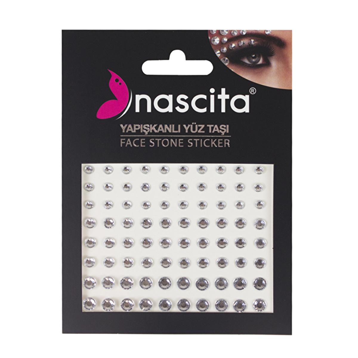 Nascita Face Jewels 11 - Temporary Facial Decorations, Adhesive Face Gems for Special Occasions & Everyday Wear by Beauty Care Bag