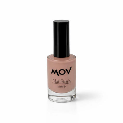 Mov Nail Polish No: 06 Light Brown - Glossy Finish 10ml by Beauty Care Bag