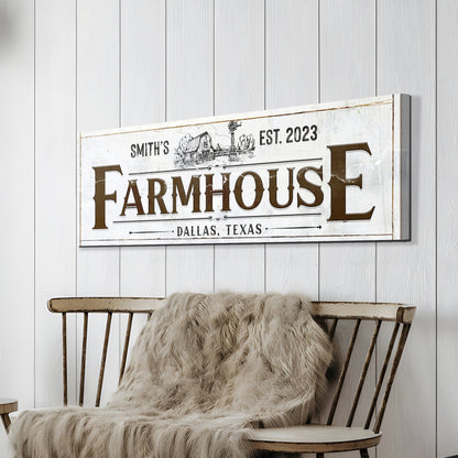 Custom Rustic Farmhouse Sign II by Tailored Canvases