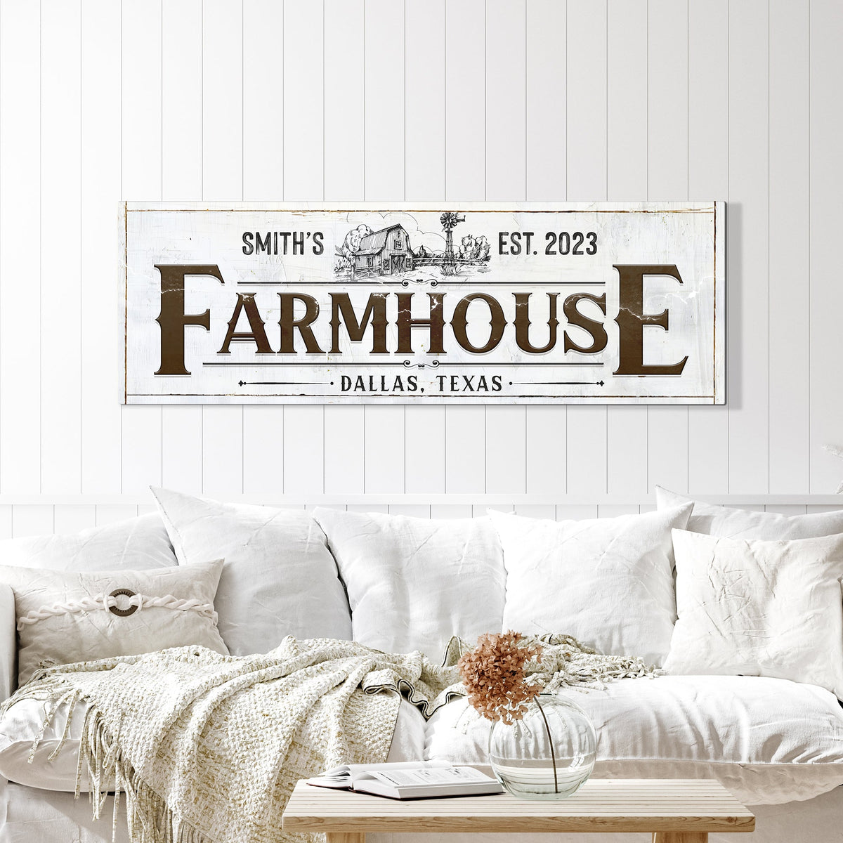 Custom Rustic Farmhouse Sign II by Tailored Canvases