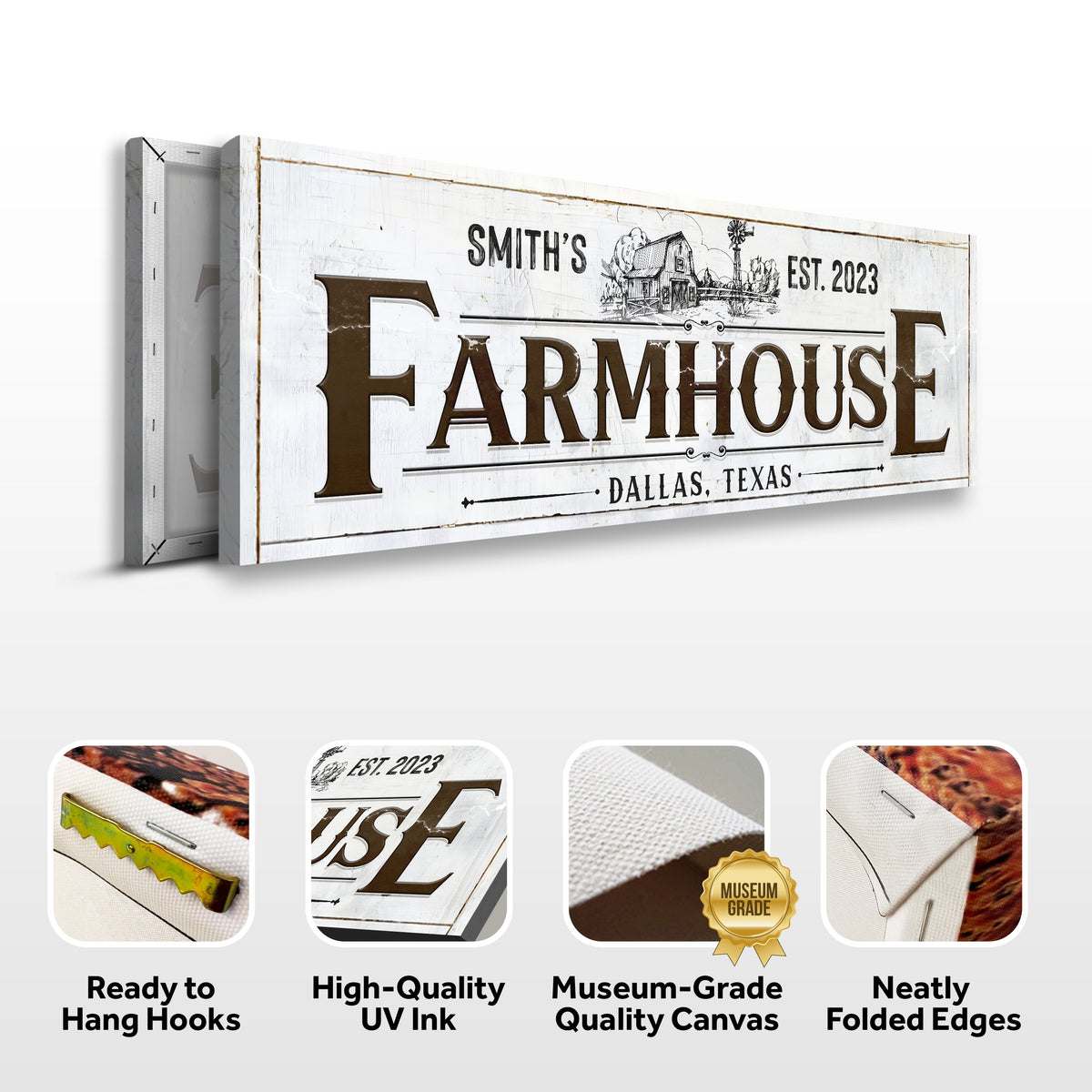 Custom Rustic Farmhouse Sign II by Tailored Canvases