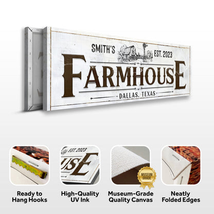 Custom Rustic Farmhouse Sign II by Tailored Canvases