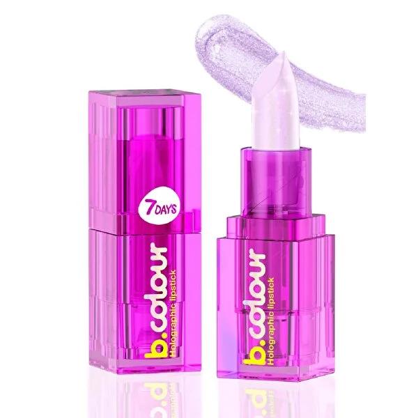 7Days B.Colour holographic lipstick, Unicorn shade