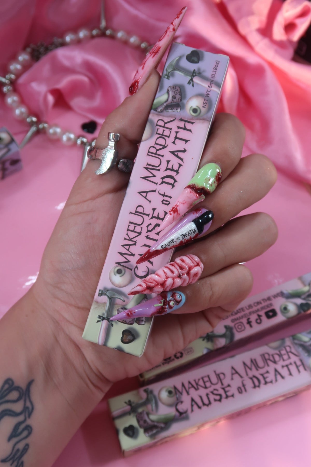 Cause of Death Pastel Collection by Makeup A Murder, INC