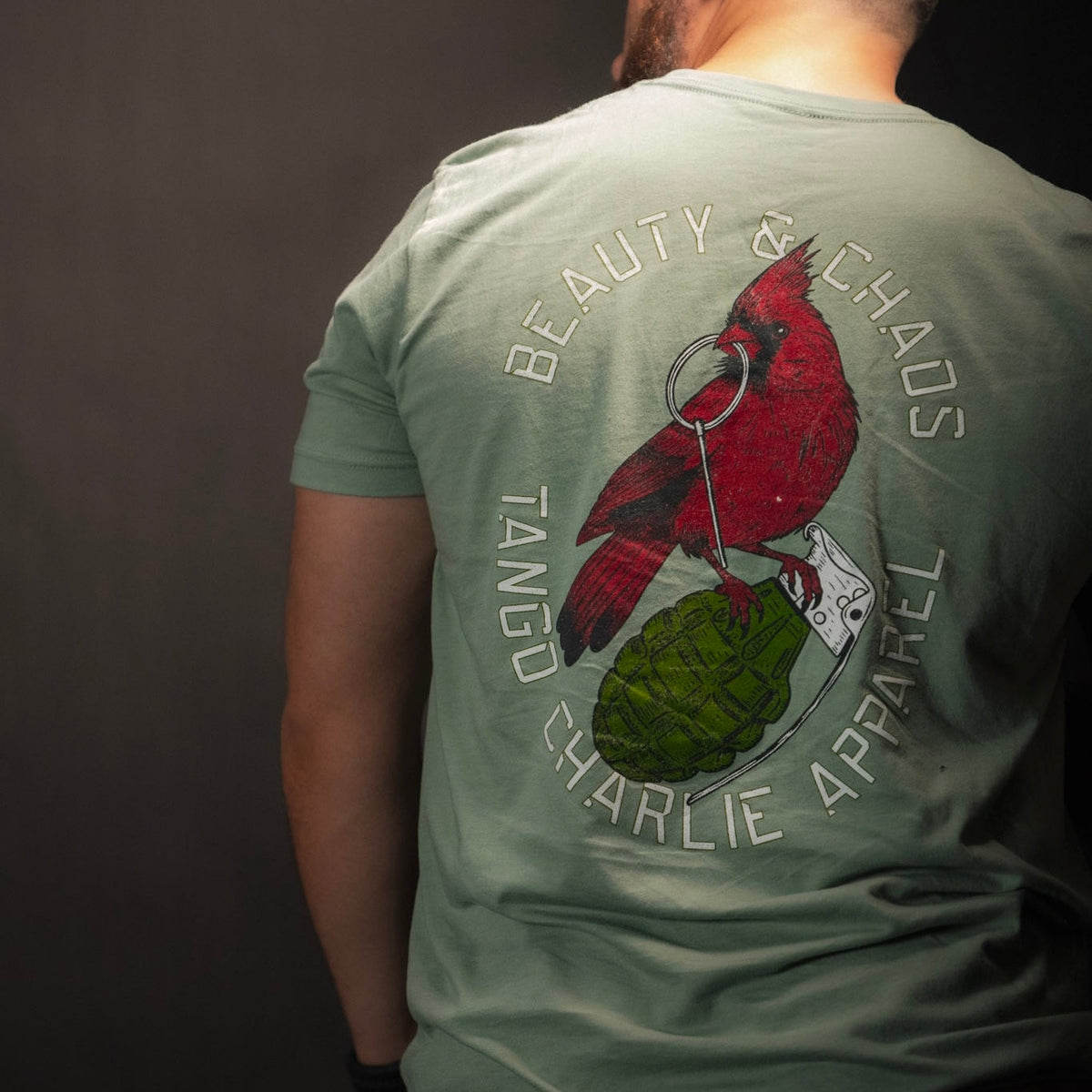"Beauty and Chaos 2.0"- Tee by Tango Charlie Apparel