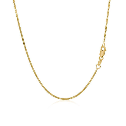 10k Yellow Gold Gourmette Chain 1.0mm (1.00 mm), Avera Group, view 4