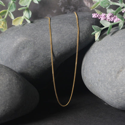 10k Yellow Gold Gourmette Chain 1.0mm (1.00 mm), Avera Group, view 5