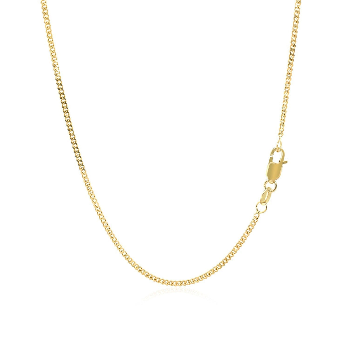 10k Yellow Gold Gourmette Chain (1.40 mm), Avera Group, view 4