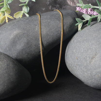 10k Yellow Gold Gourmette Chain (1.40 mm), Avera Group, view 5