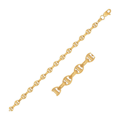14k yellow gold anchor chain 4.50mm by Avera Group
