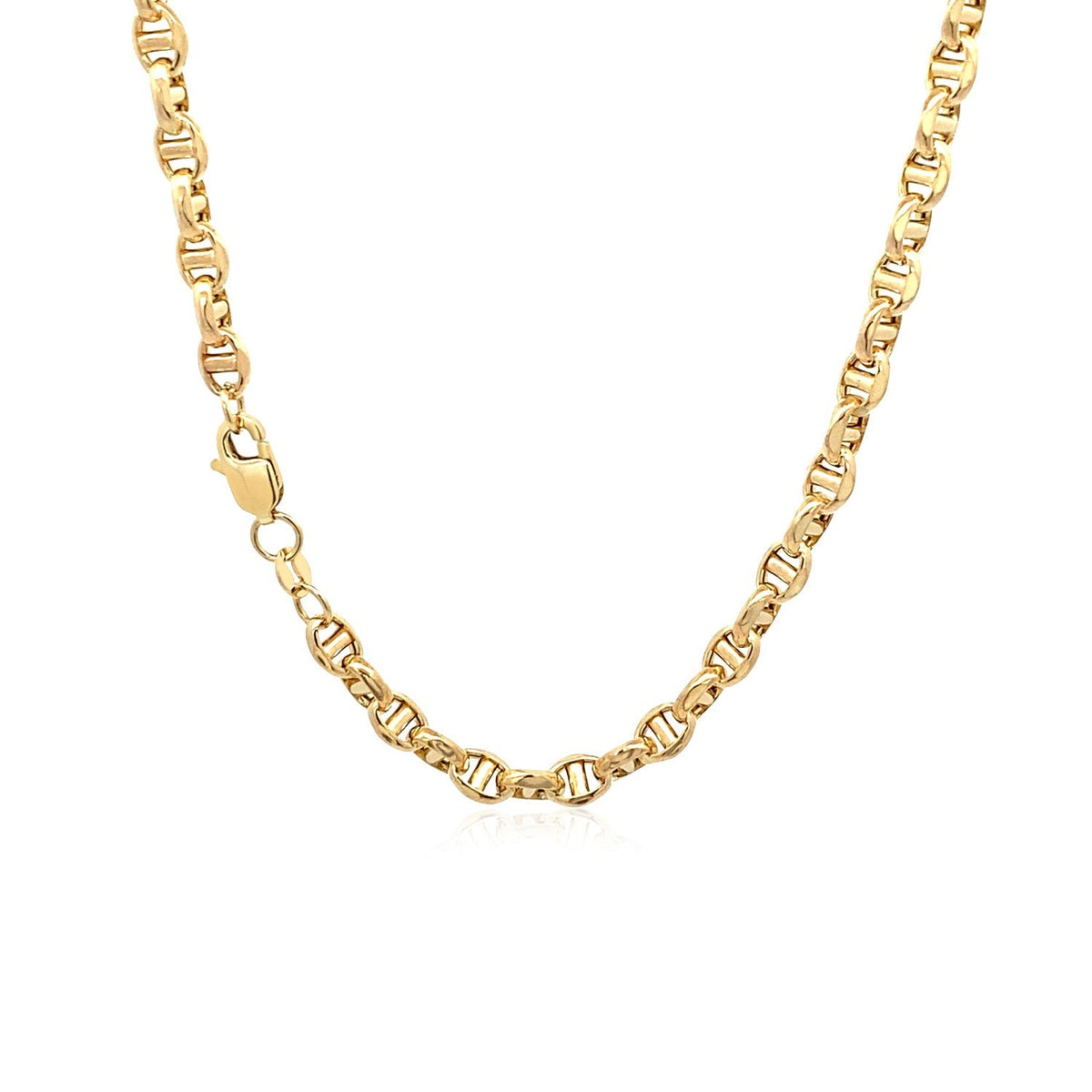 14k yellow gold anchor chain 4.50mm, Avera Group, view 3