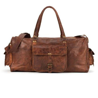 The Portland Duffle by Classy Leather Bags