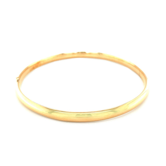 Classic Bangle in 14k Yellow Gold (5.0mm) by Avera Group